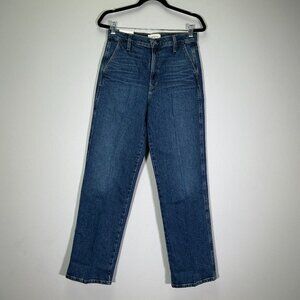 NWT Joe's Jeans Women's Straight Trouser Leg Jeans - Dark Blue Wash THE MARGOT